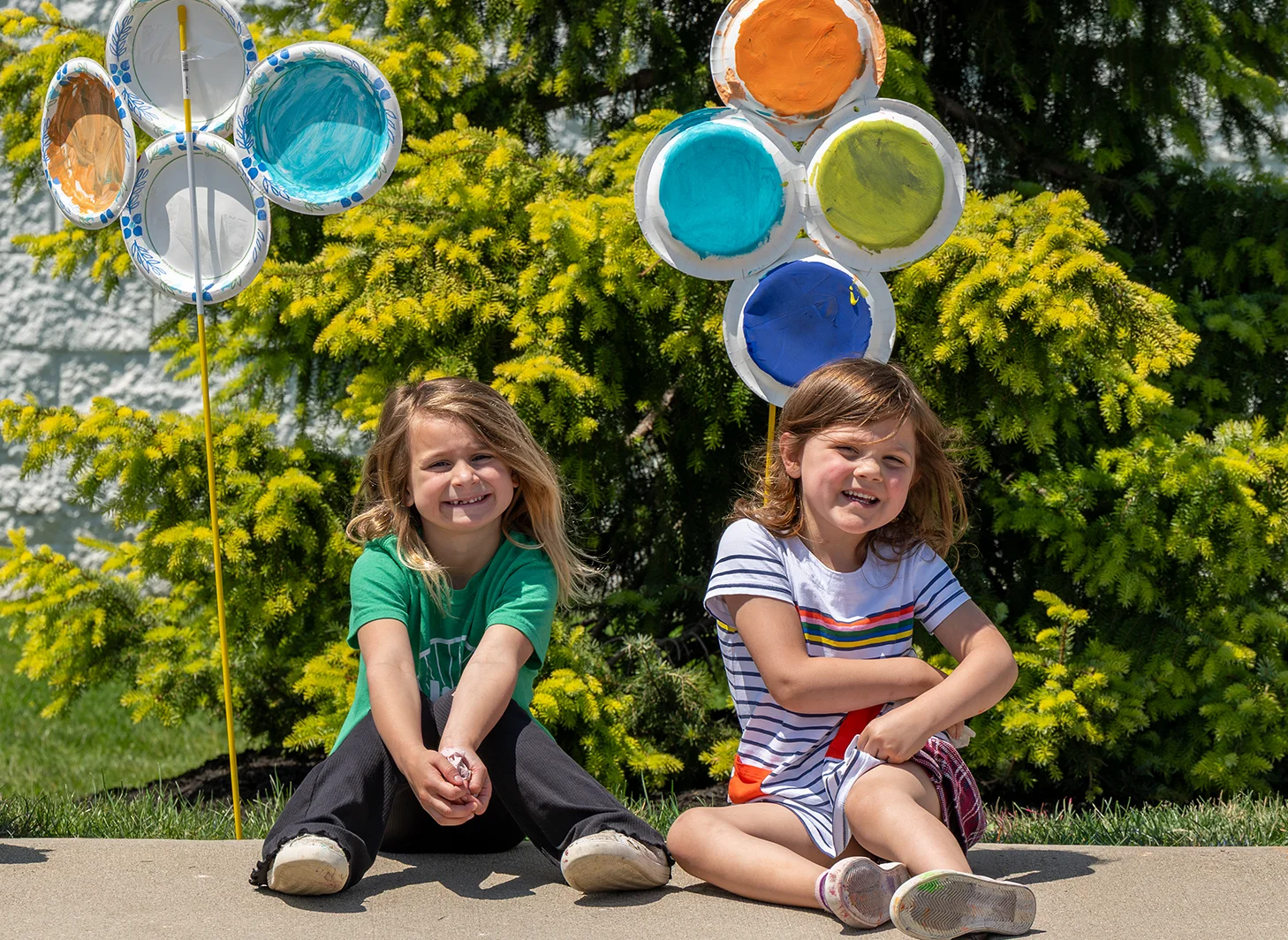 Active Academy preschool students outside