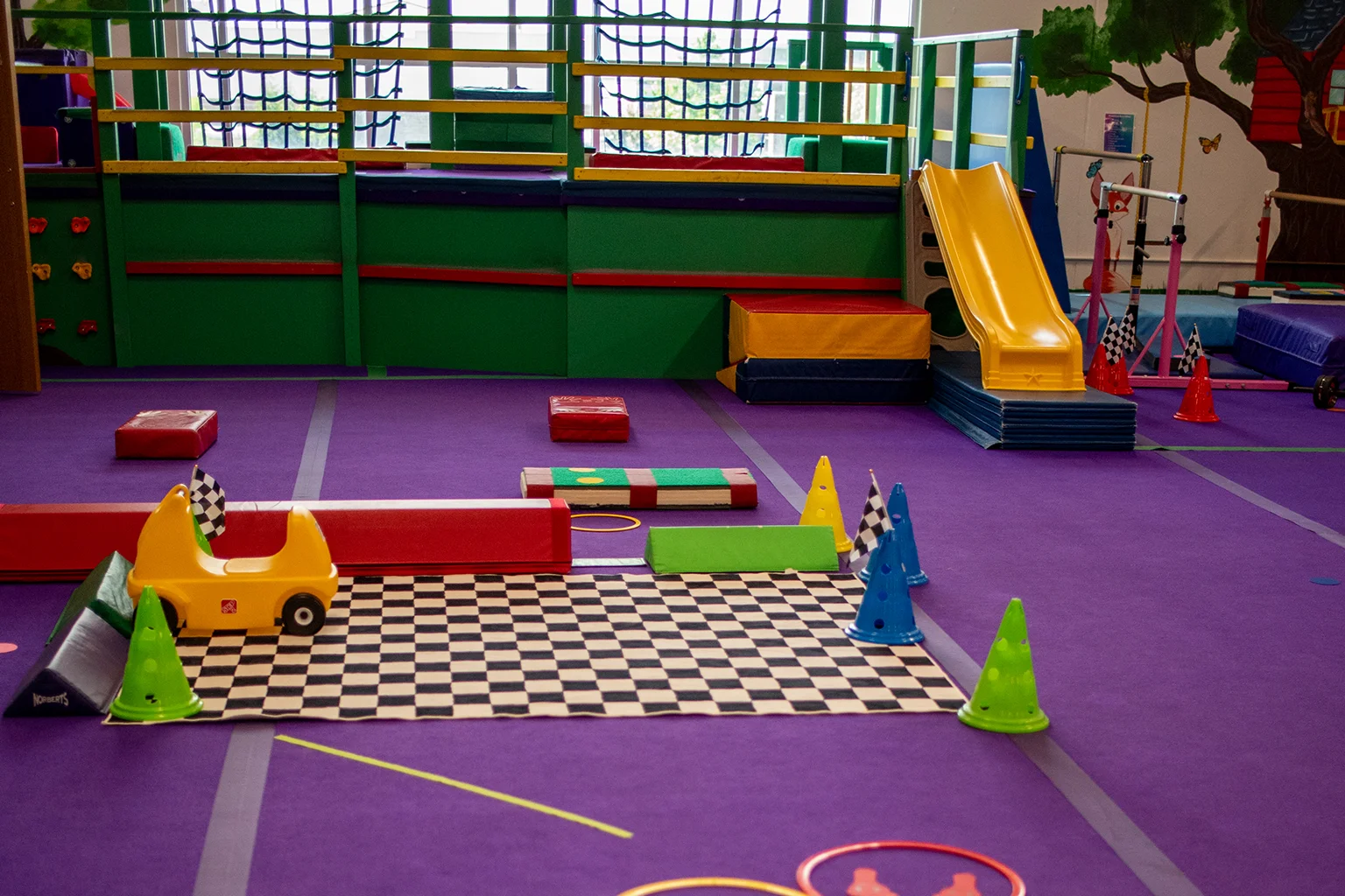preschool gymnastics room