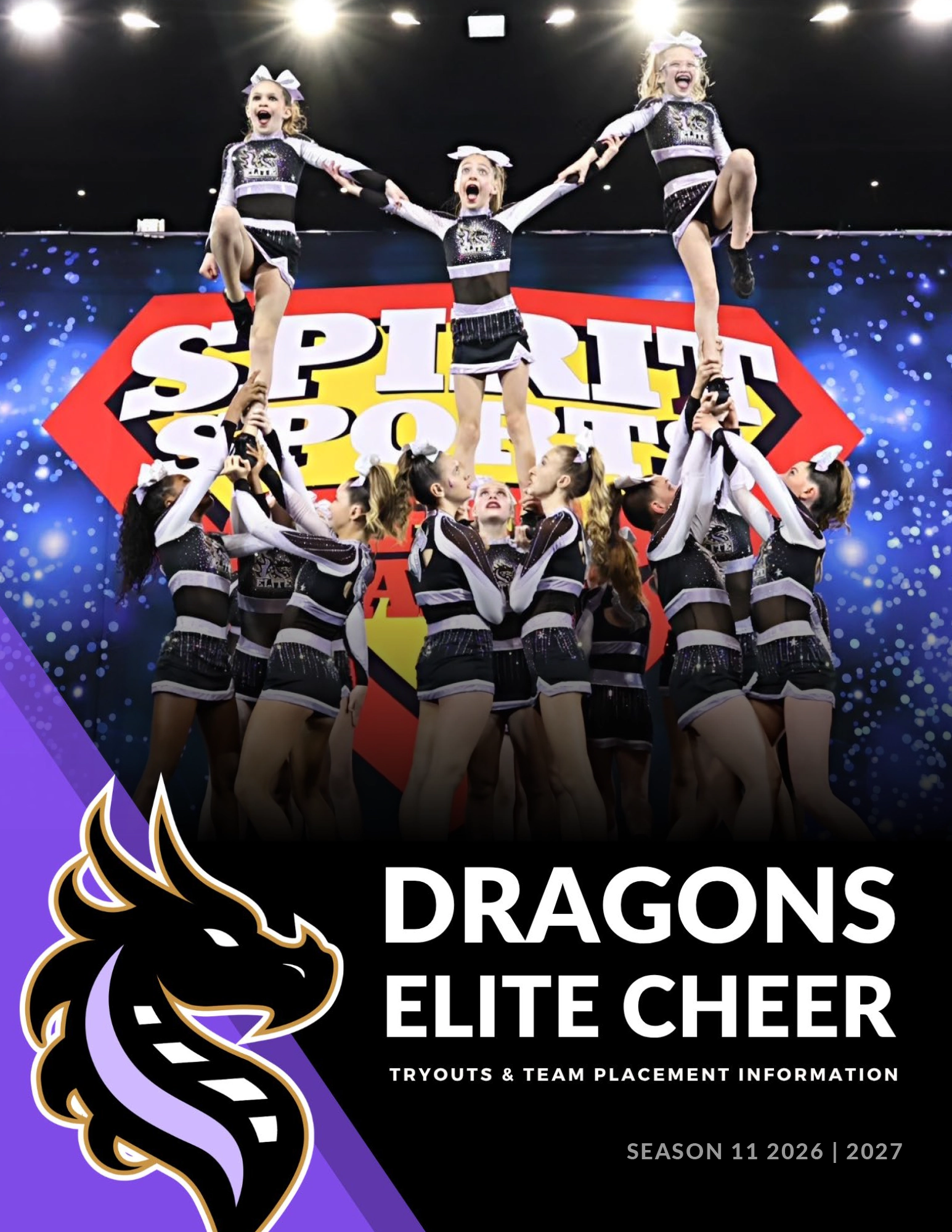 Dragons Elite Cheer Season 11 Cheer Packet