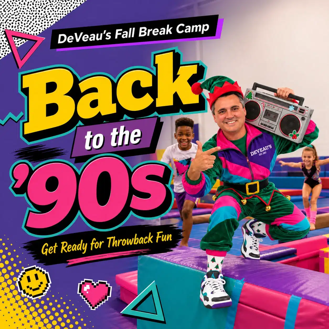 Back to the 90s Fall Break Camp with Elf Luke